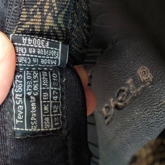 Teva Mens Outdoor 6673 Terra Fi 5 Hiking Hook&loop Sandals shoes sz 13 - Picture 11 of 11